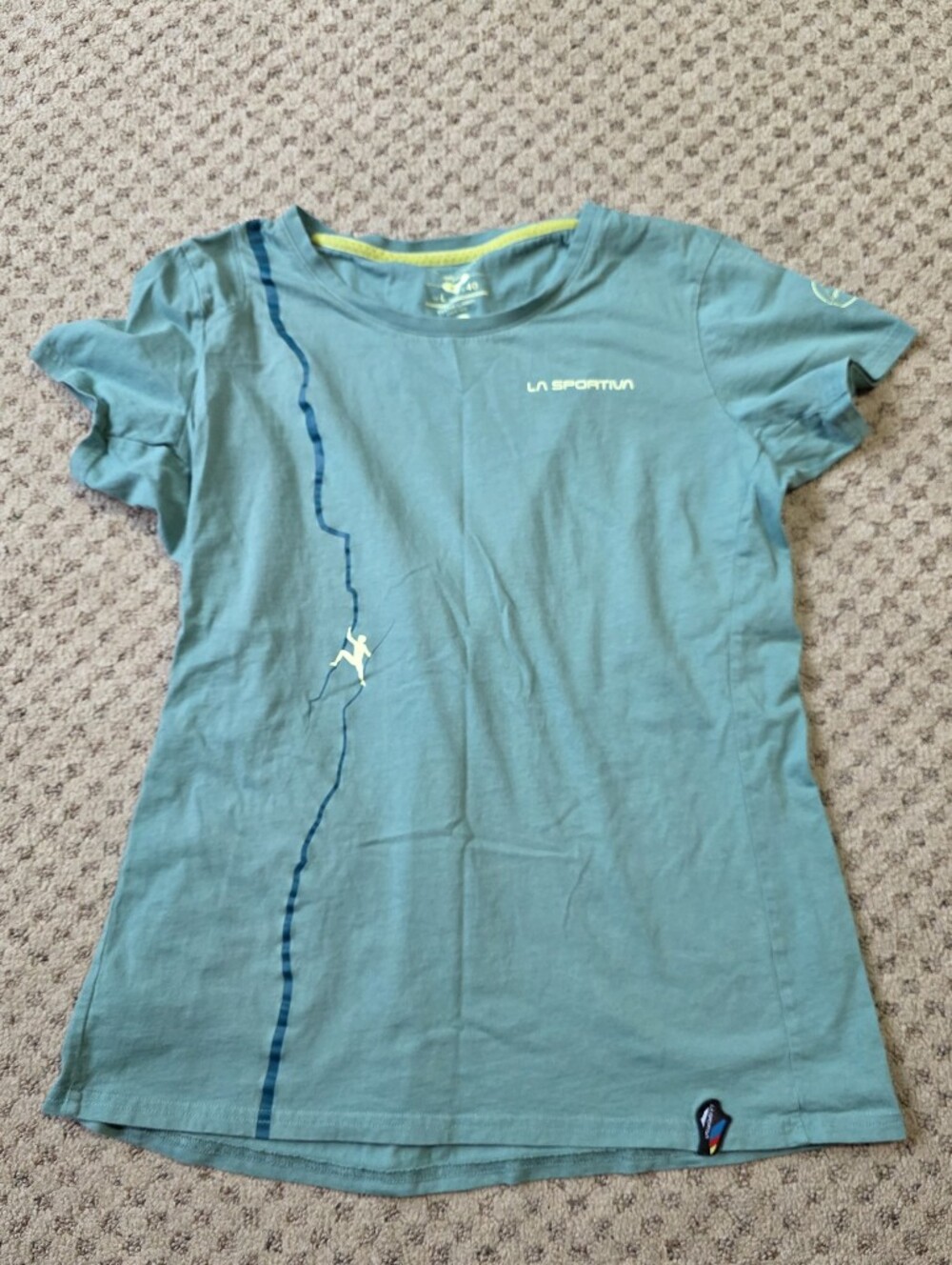 La Sportiva Teal Short Sleeve Tee